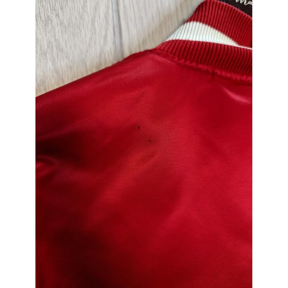 VTG 90s CINCINNATI REDS MLB THROWBACK STARTER SATIN DIAMOND COLLECTION JACKET XL - Picture 5 of 10